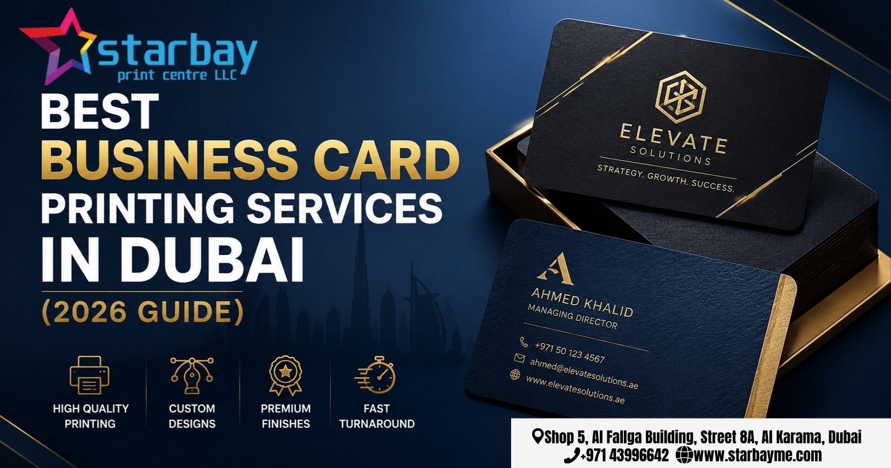 Best Business Card Printing Services in Dubai - Starbay